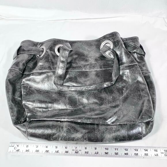 Vans Cool it Now Shoulder Tote Bag Large Black Braided Loop Handles Purse New - Picture 10 of 13